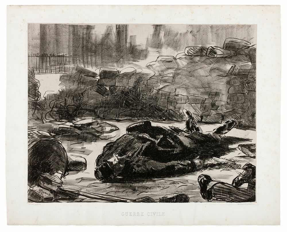 Civil War by Édouard Manet