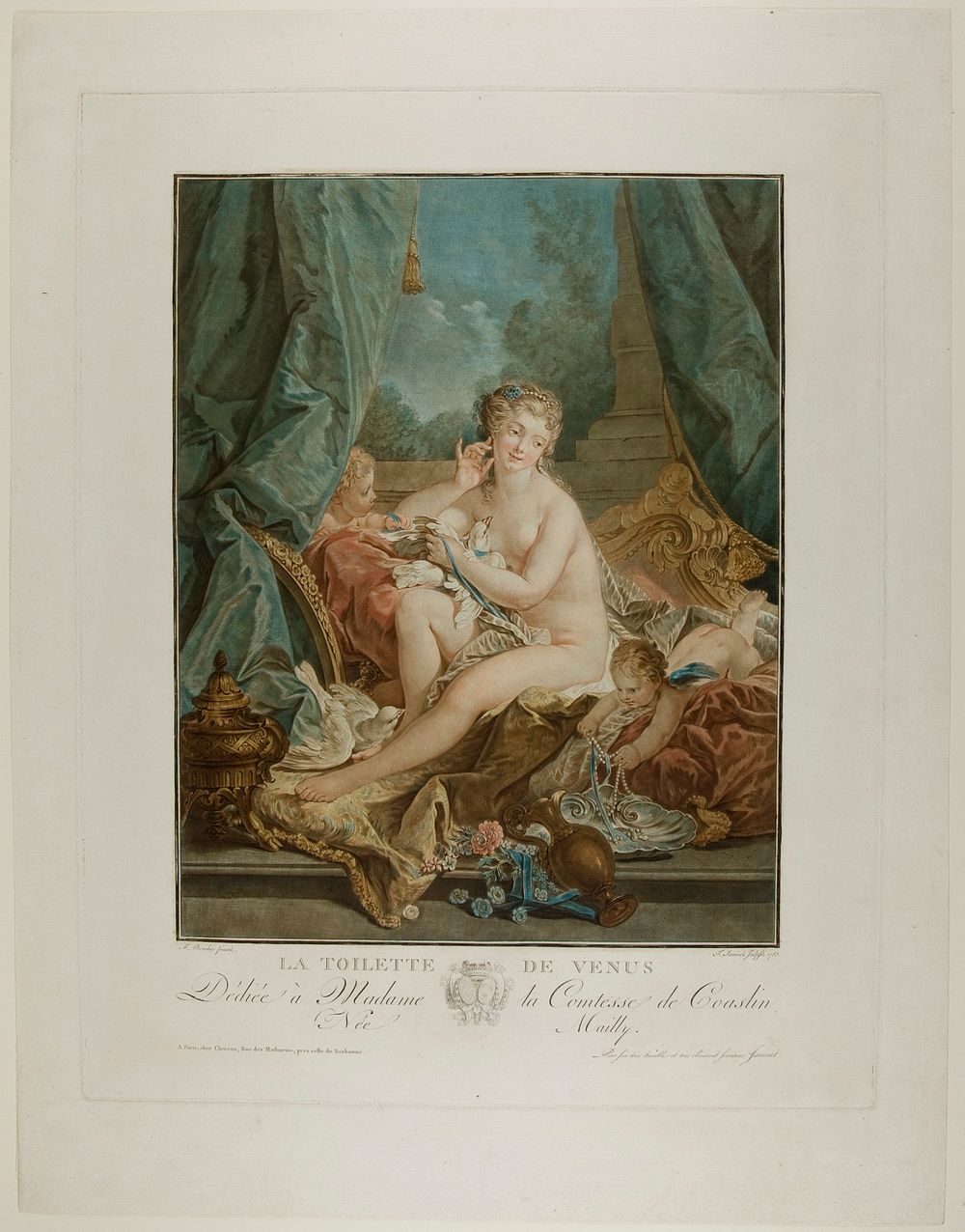 La Toilette de Venus by Jean François Janinet