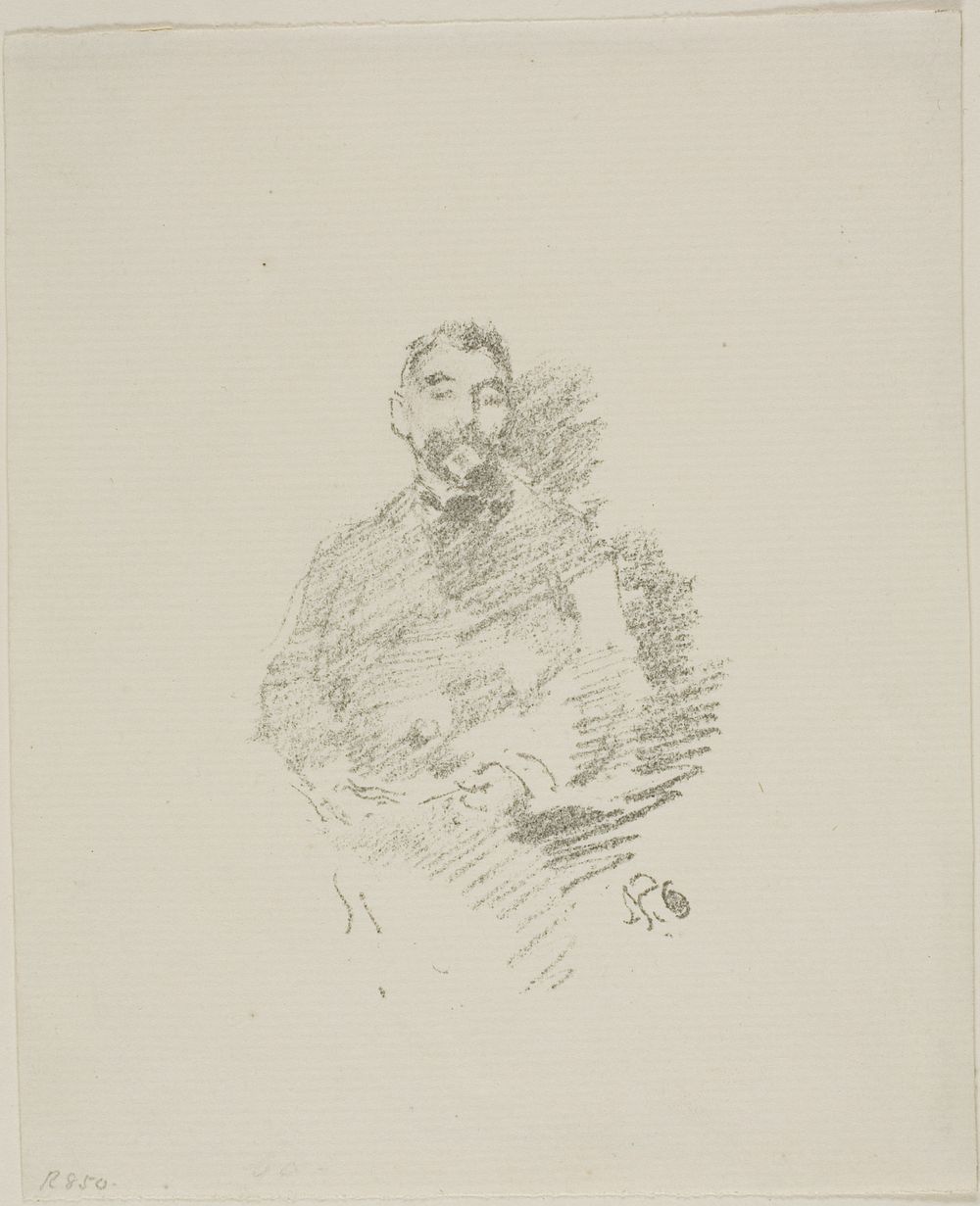Stéphane Mallarmé by James McNeill Whistler