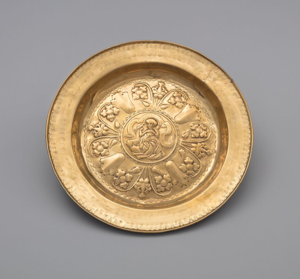 Plate with a Seated Woman