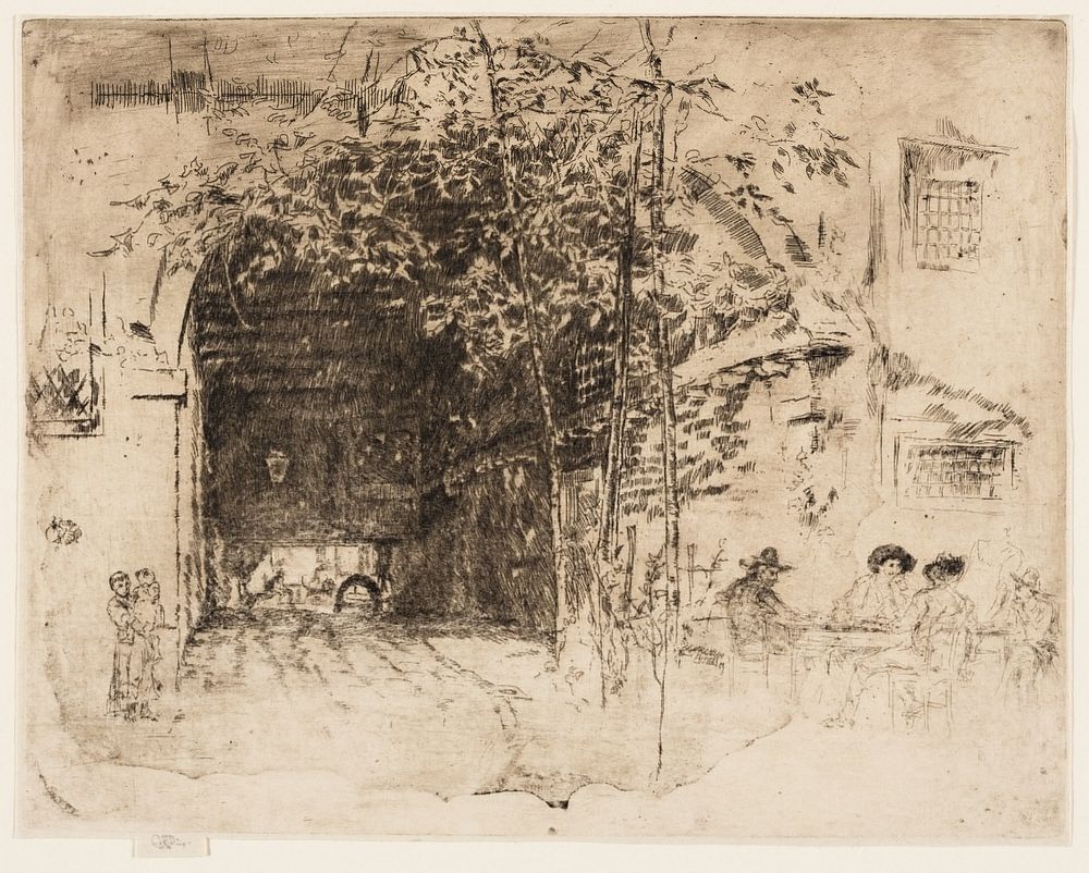 The Traghetto, No. 2 by James McNeill Whistler