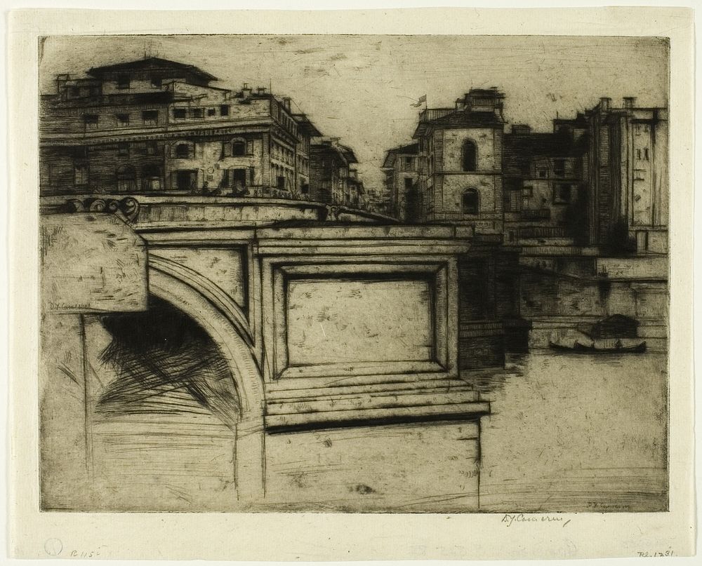 Ponte della Trinità by David Young Cameron