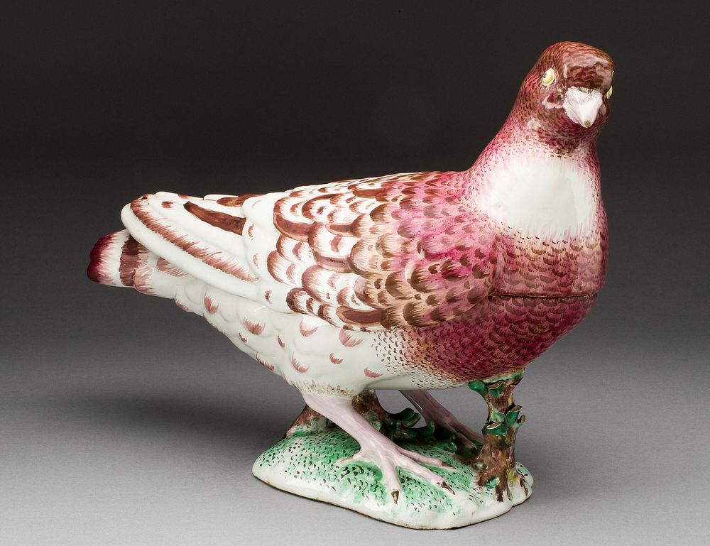 Pigeon Tureen by Strasbourg Pottery and Porcelain Factory (Manufacturer)