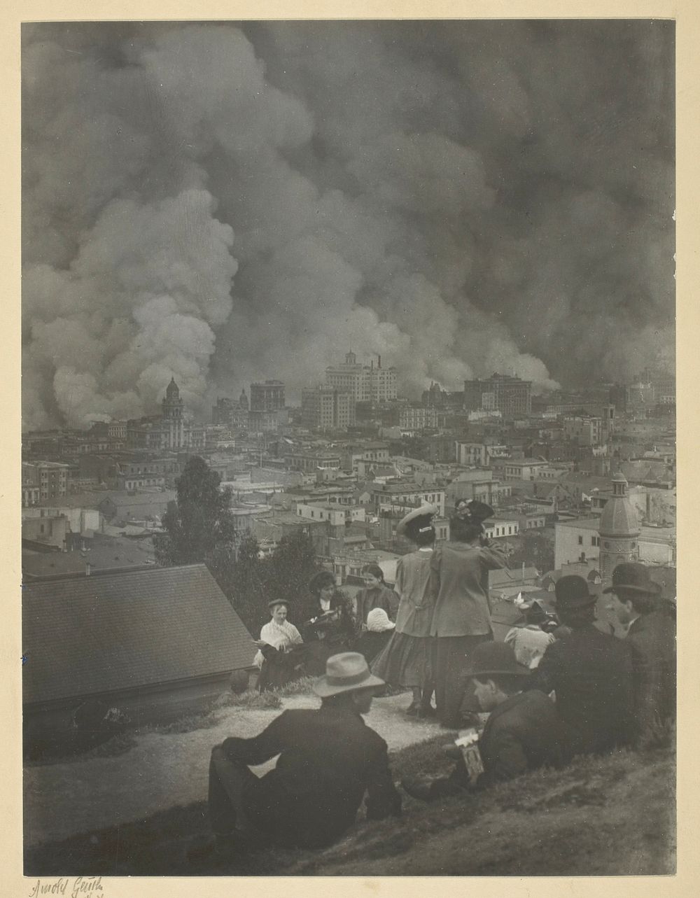 San Francisco Earthquake by Arnold Genthe