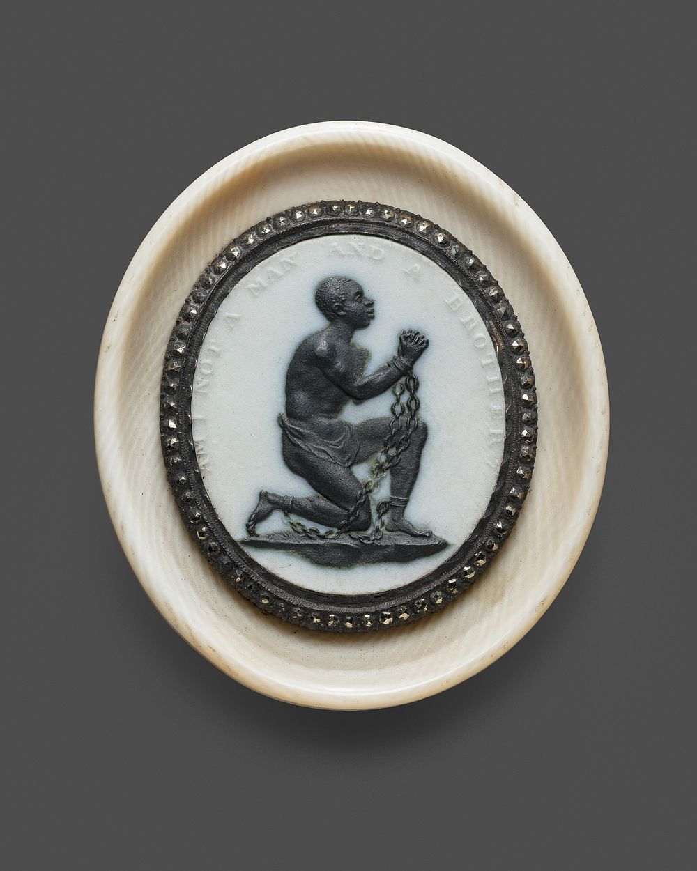 Anti-Slavery Medallion by Wedgwood Manufactory (Manufacturer)