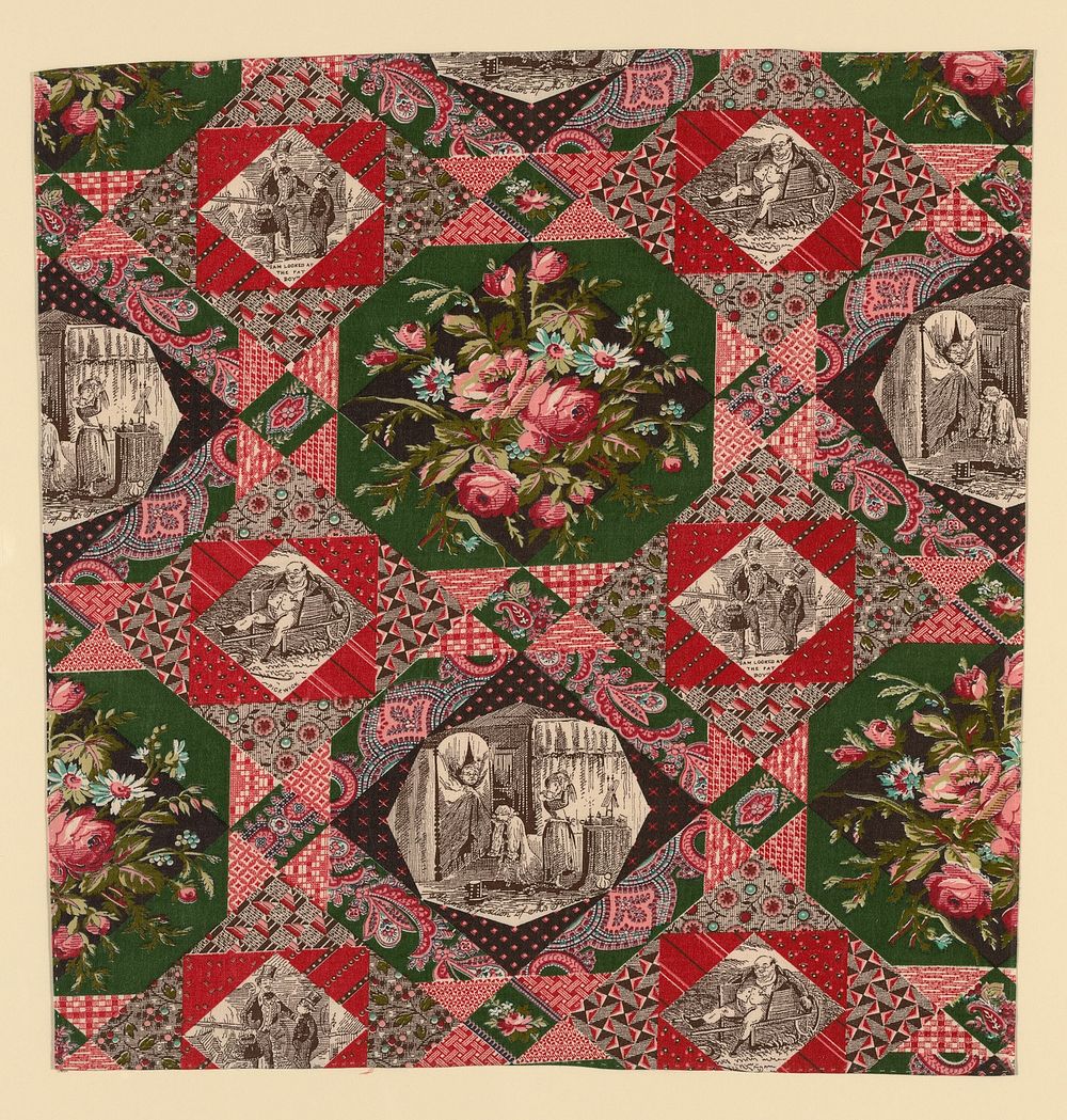 Fragment (Furnishing Fabric) by Hablot Knight Browne