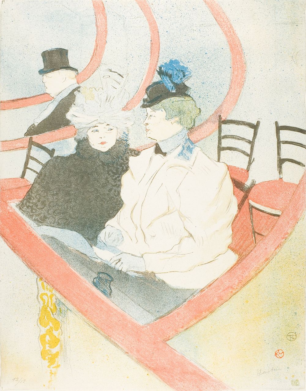 Box in the Grand Tier by Henri de Toulouse-Lautrec