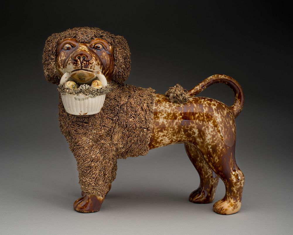 Standing Poodle by United States Pottery Company