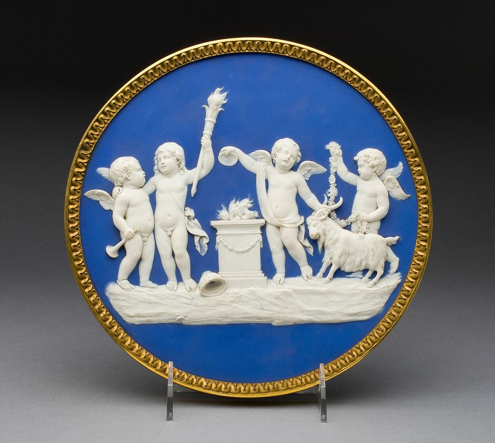 Plaque with Sacrifice to Hymen by Wedgwood Manufactory (Manufacturer)