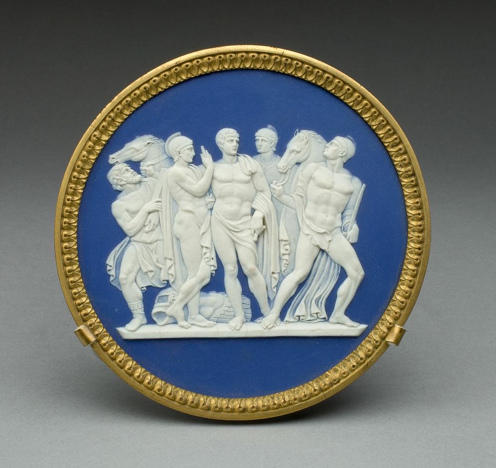 Plaque with Arming of Achilles by Wedgwood Manufactory (Manufacturer)