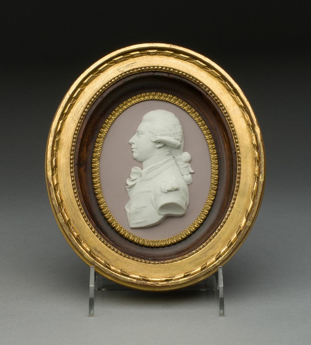 Plaque with Portrait of George Augustus Frederick by Wedgwood Manufactory (Manufacturer)