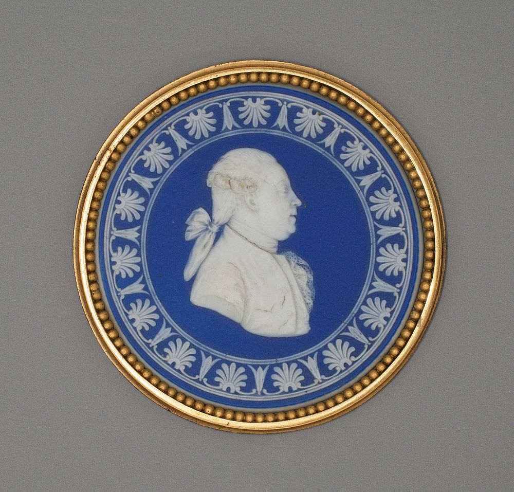 Medallion with Portrait of Comte de Mirabou by Wedgwood Manufactory (Manufacturer)