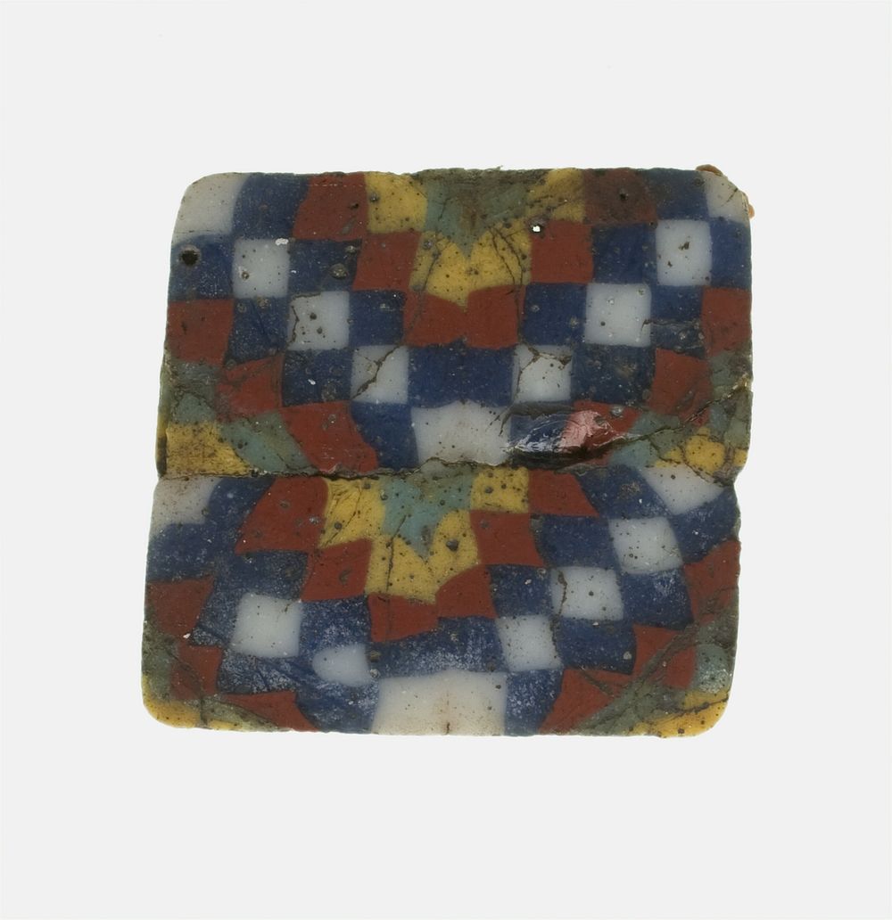 Group of Checkerboard Patterned Inlays by Ancient Egyptian
