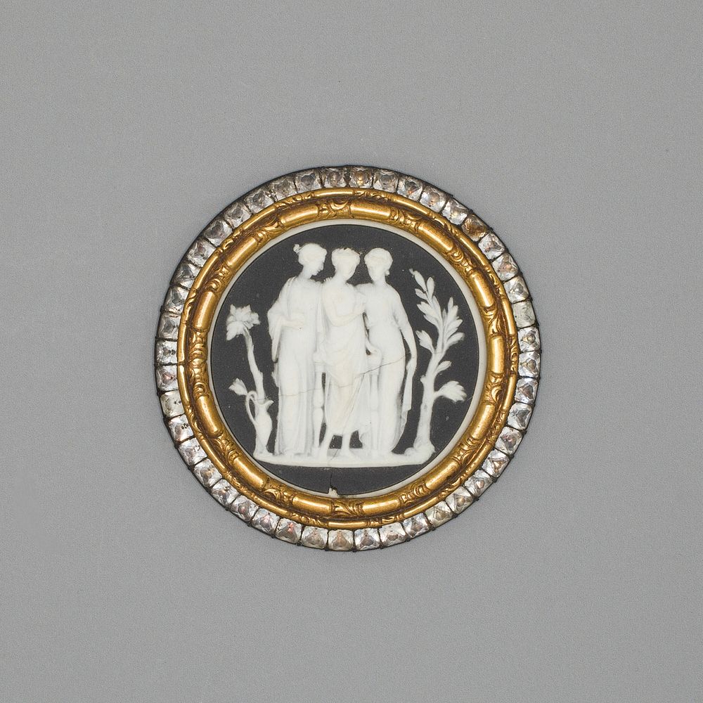 Cameo with Three Graces by Wedgwood Manufactory (Manufacturer)