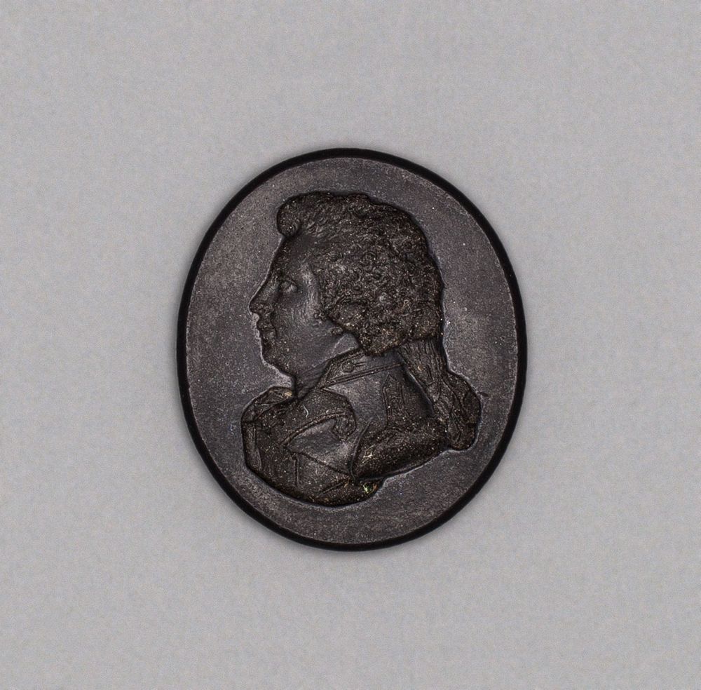 Intaglio with Bust of a Man by Wedgwood Manufactory (Manufacturer)