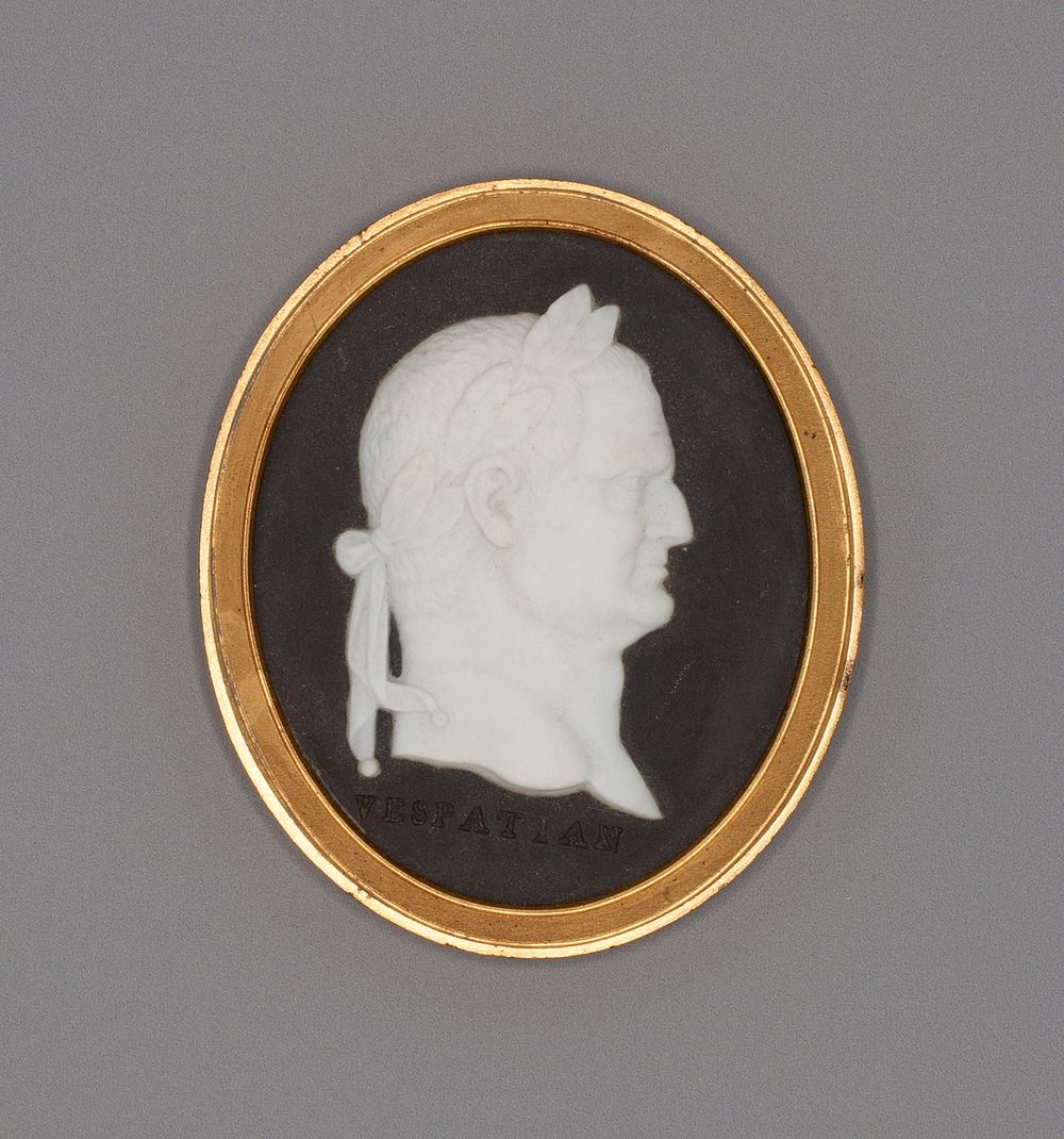 Medallion with Vespasian by Wedgwood Manufactory (Manufacturer)
