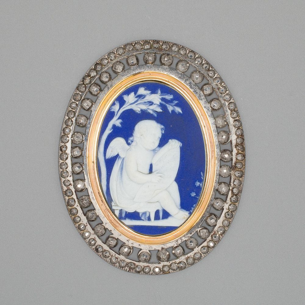 Medallion with Cupid Singing by Wedgwood Manufactory (Manufacturer)
