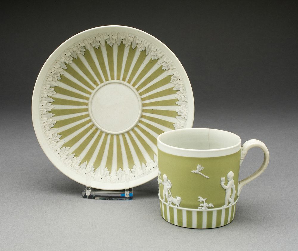 Coffee Can and Saucer by Wedgwood Manufactory (Manufacturer)