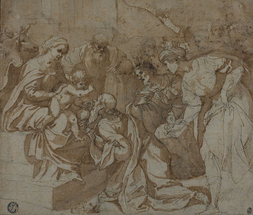 Adoration of the Magi by Follower of Federico Zuccaro