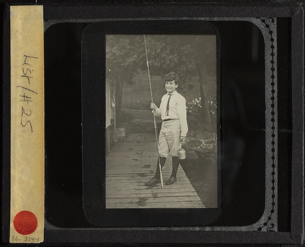Untitled (Howard with fishing pole) by Alfred Stieglitz