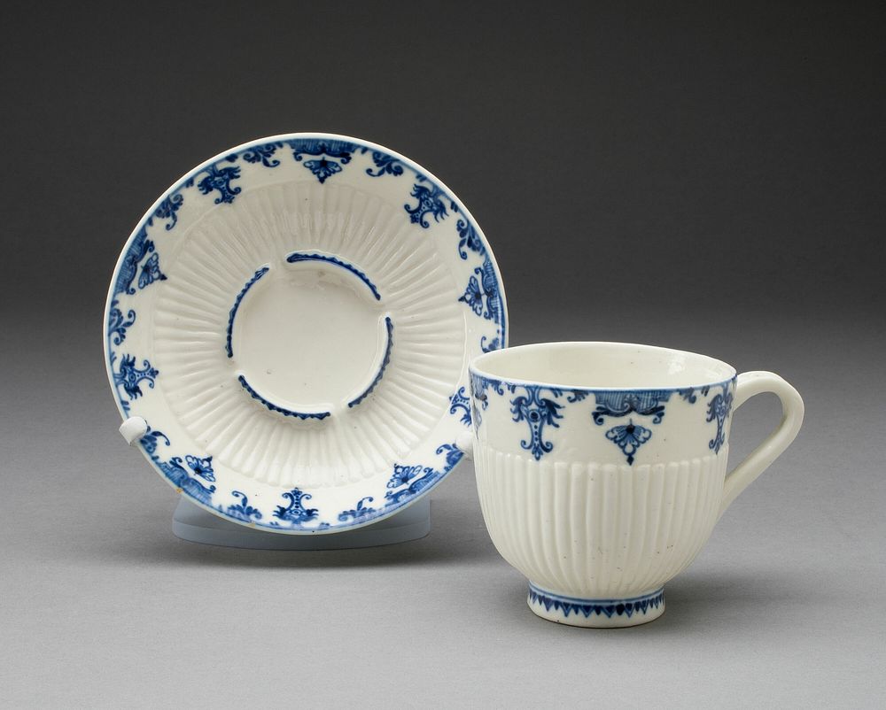 Cup and Saucer by Saint-Cloud Porcelain Manufactory