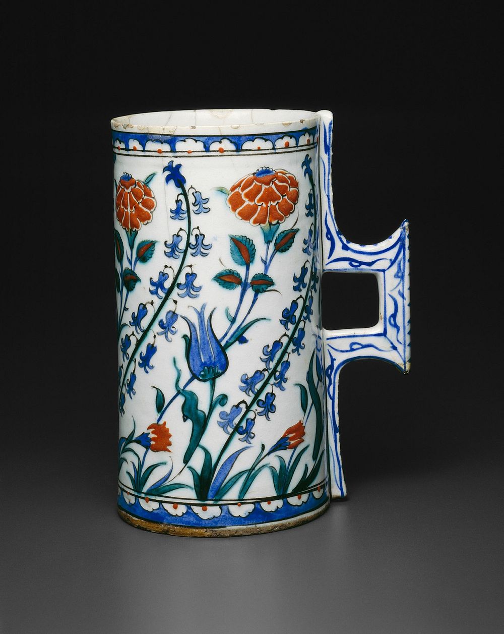 Tankard (Hanap) with Tulips, Hyacinths, Roses, and Carnations by Islamic