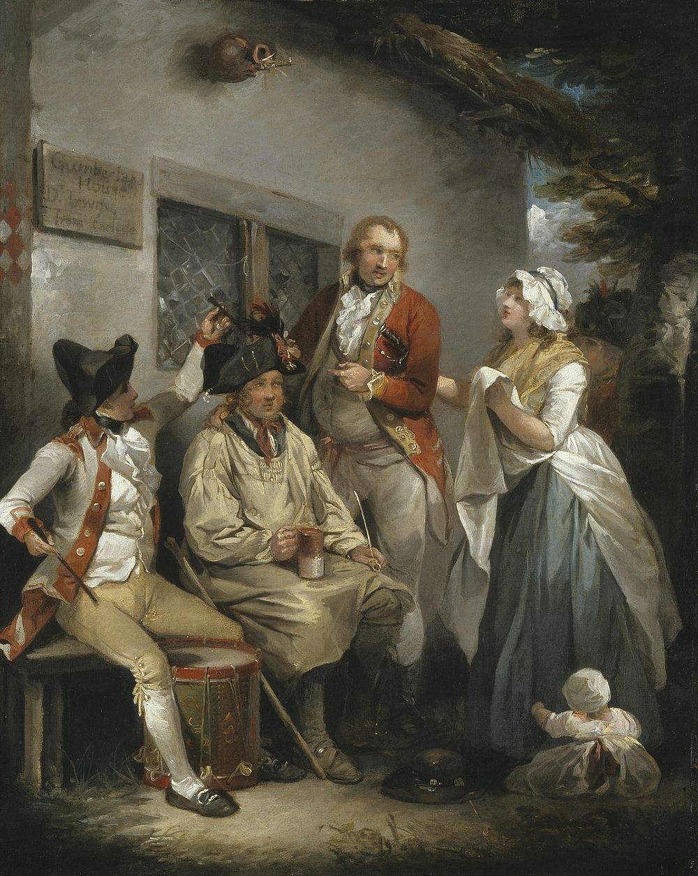 Trepanning a Recruit by George Morland