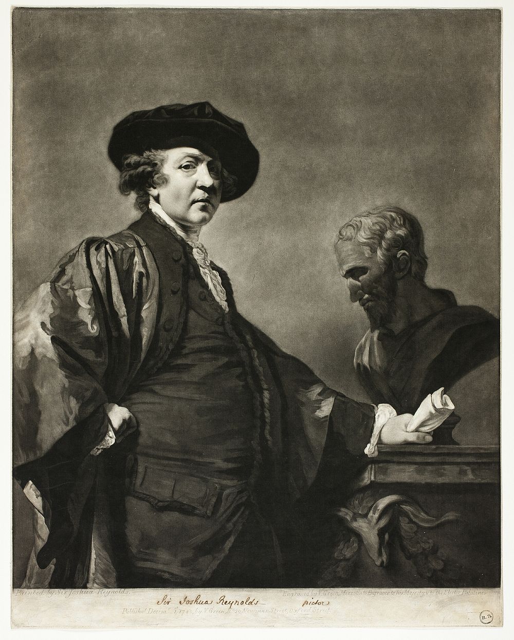Sir Joshua Reynolds by Valentine Green