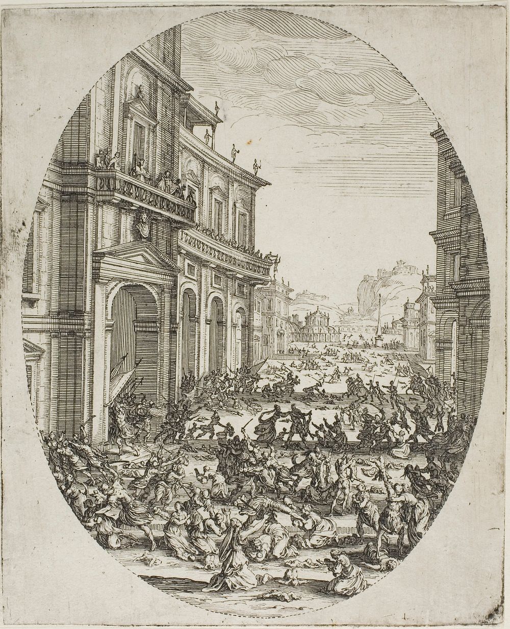 The Massacre of the Innocents (Second plate) by Jacques Callot