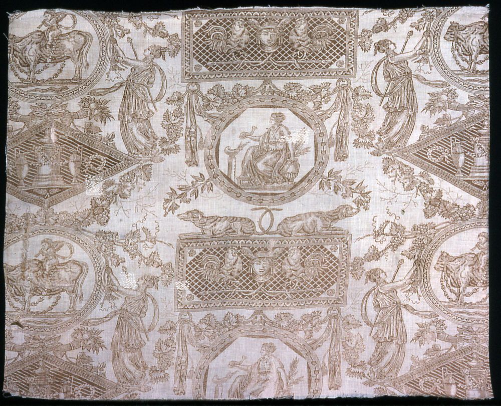 Panel (Furnishing Fabric) by Jean Baptiste Huet (Designer)