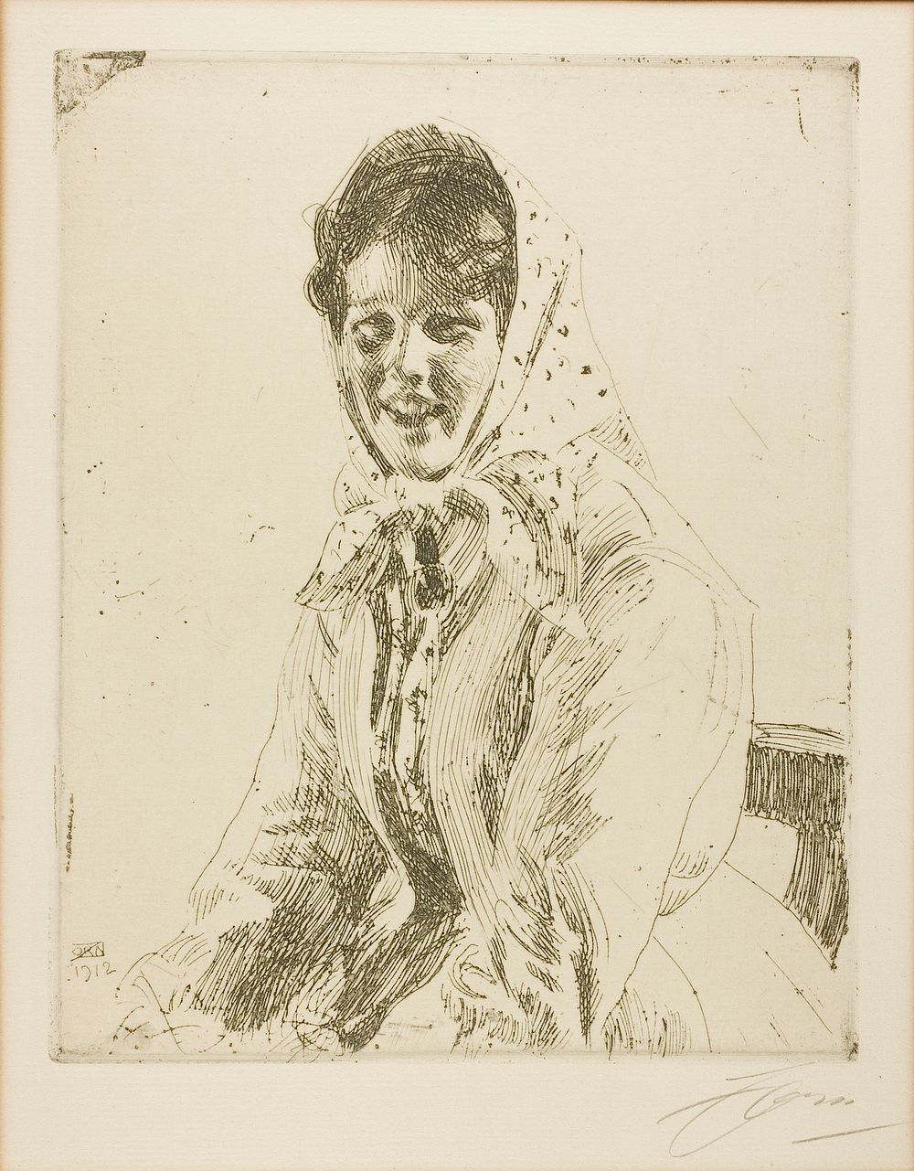 Skerikulla (A Skeri Girl) by Anders Zorn