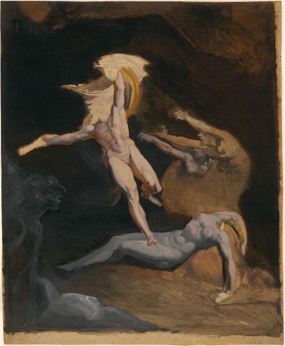 Perseus Starting from the Cave of the Gorgons by Henry Fuseli