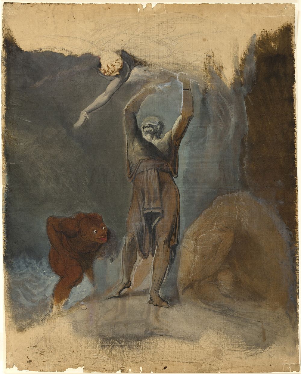 Prospero, Miranda, Caliban and Ariel by Henry Fuseli