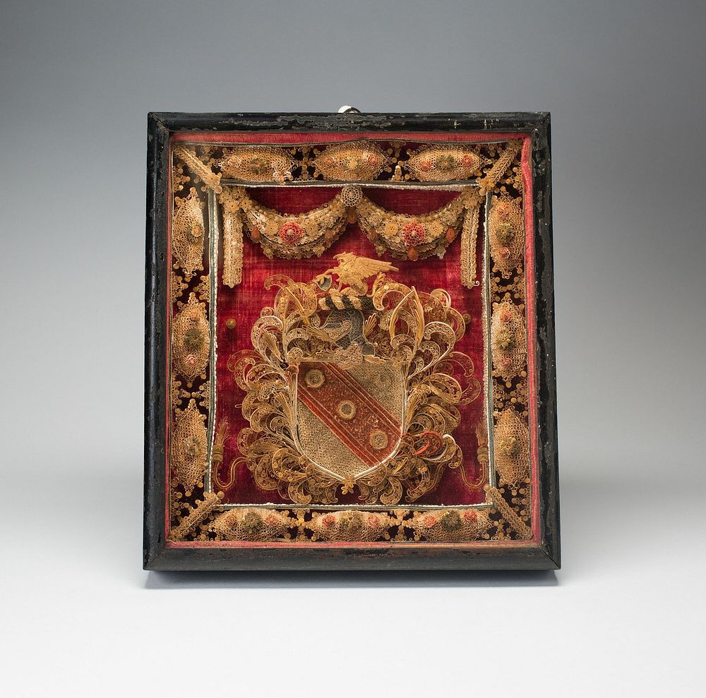 Shadow Box with Coat of Arms