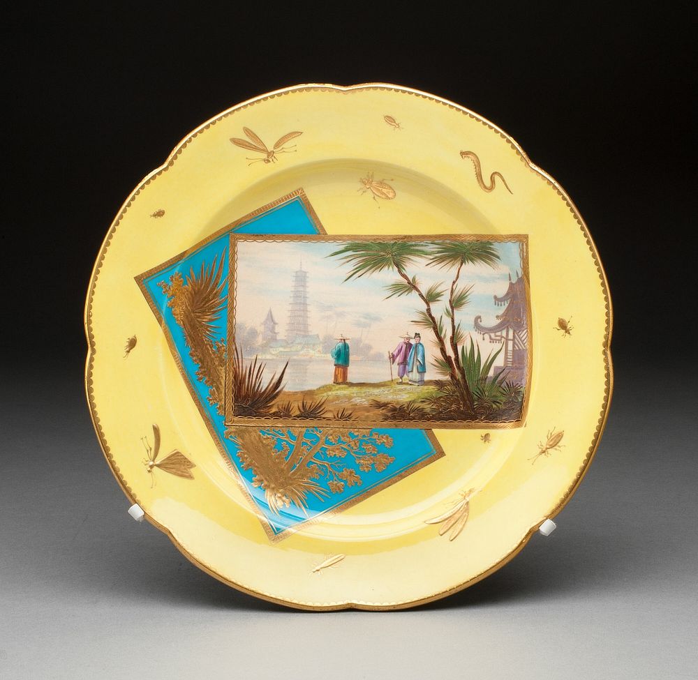 Plate by Coalport and Coalbrookdale Porcelain Factory