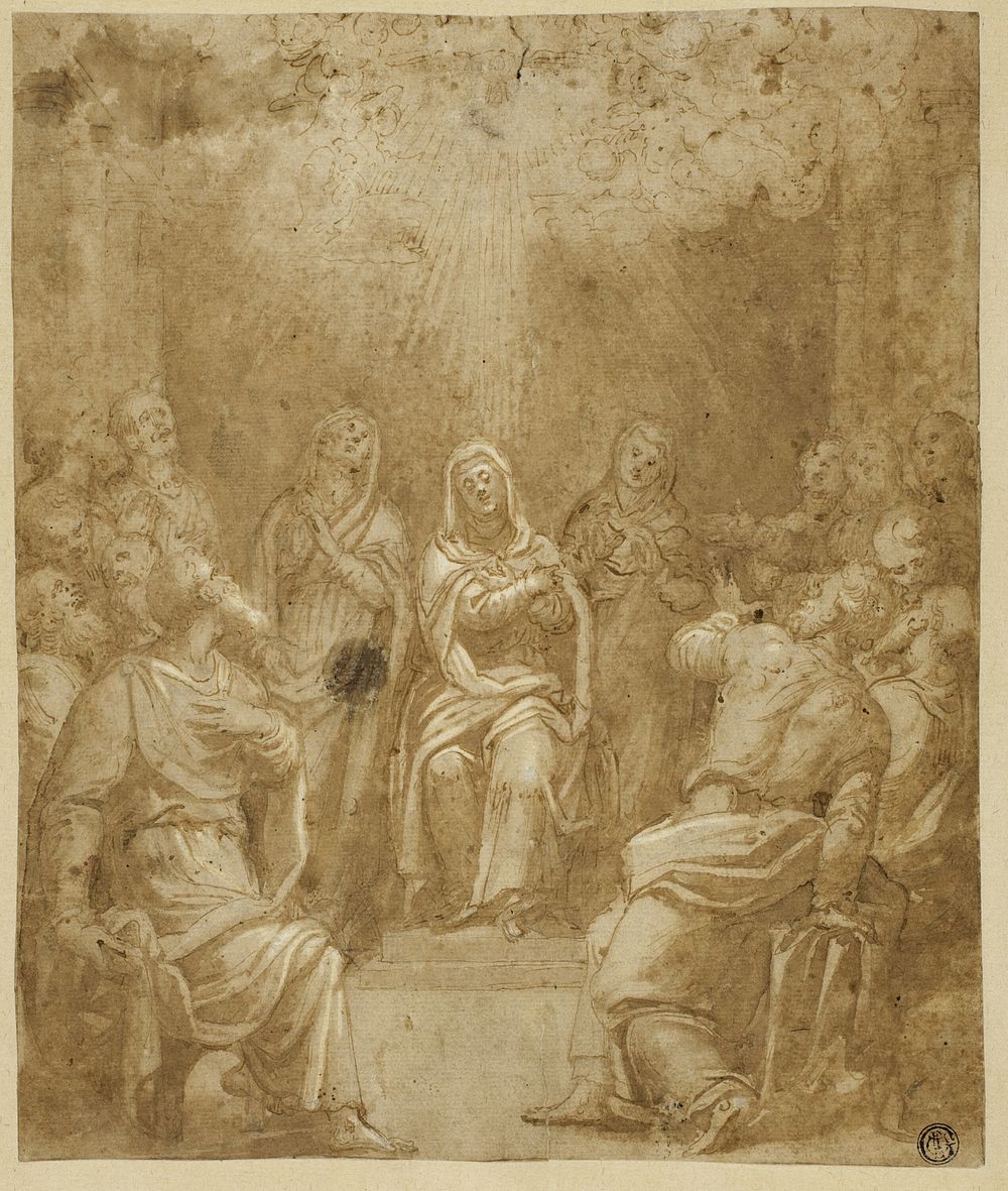Study for the Pentecost by Simone Peterzano