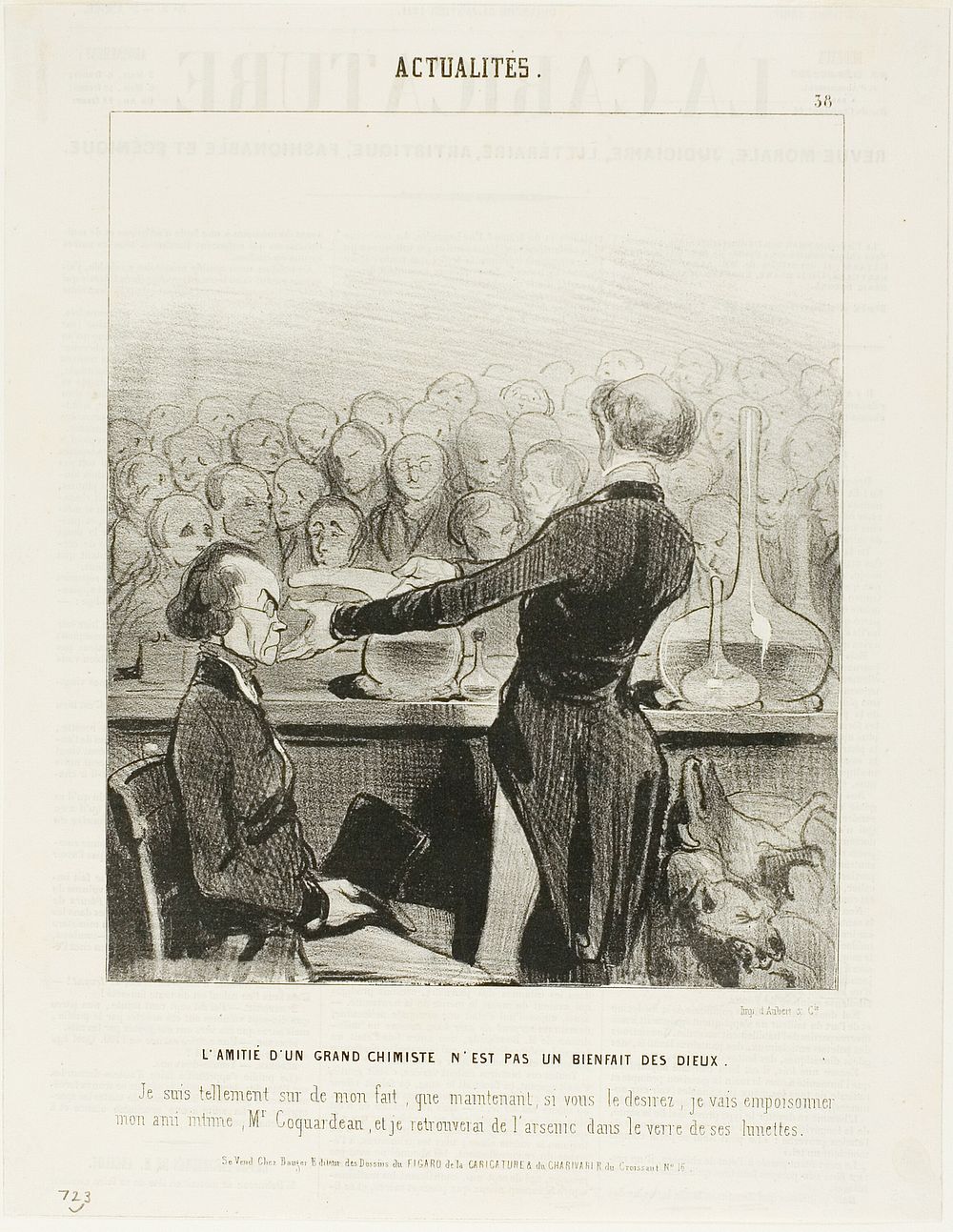 Friendship With a Great Chemist is Not Always a Godsend… “I am so sure of my findings that I will now poison my best friend…