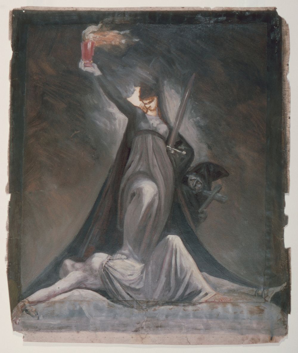 Study for Inquisition, Illustration to Columbiad by Henry Fuseli
