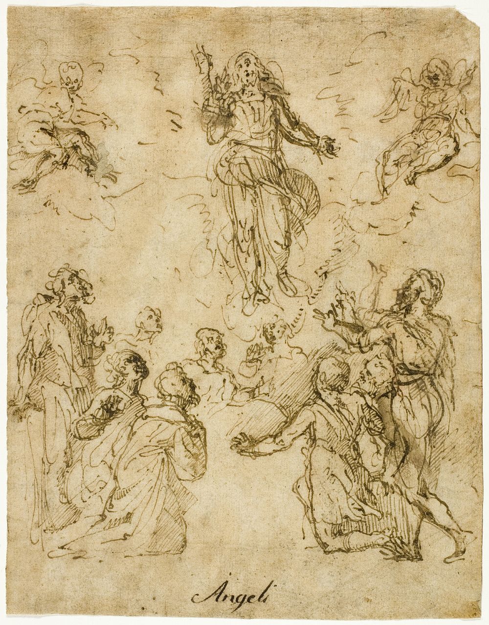 Ascension of Christ by Giulio Cesare Angeli