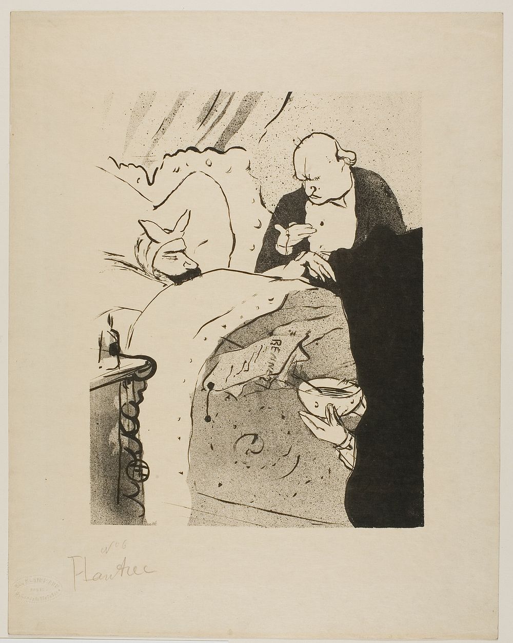 Carnot is Sick! by Henri de Toulouse-Lautrec