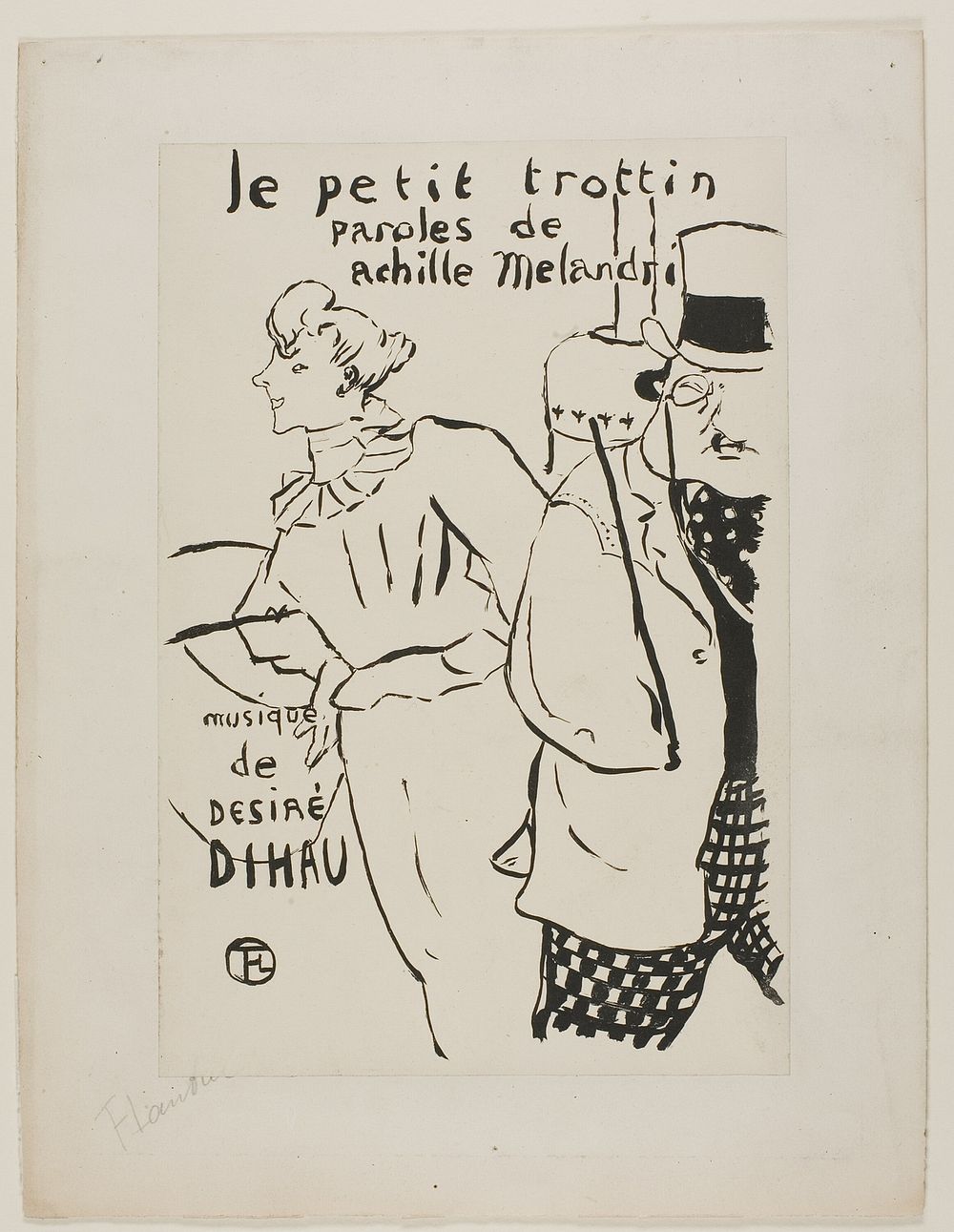 The Little Errand Girl by Henri de Toulouse-Lautrec