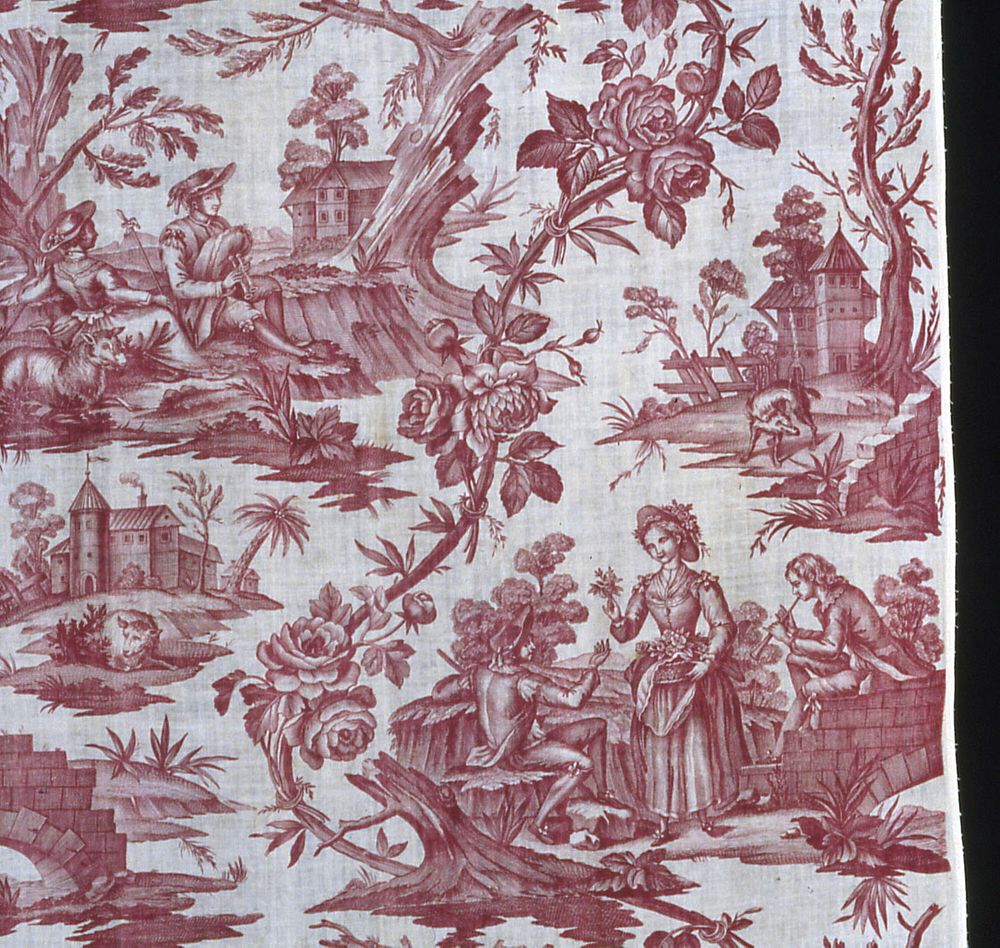 Panel (Furnishing Fabric) by Oberkampf Manufactory (Manufacturer)