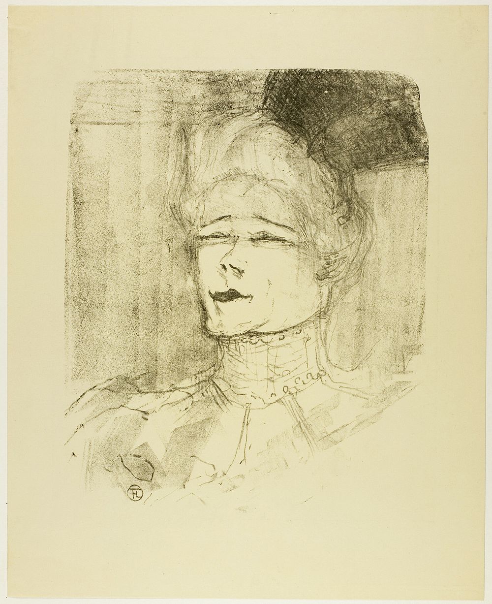 Jeanne Granier, from Treize Lithographies by Henri de Toulouse-Lautrec