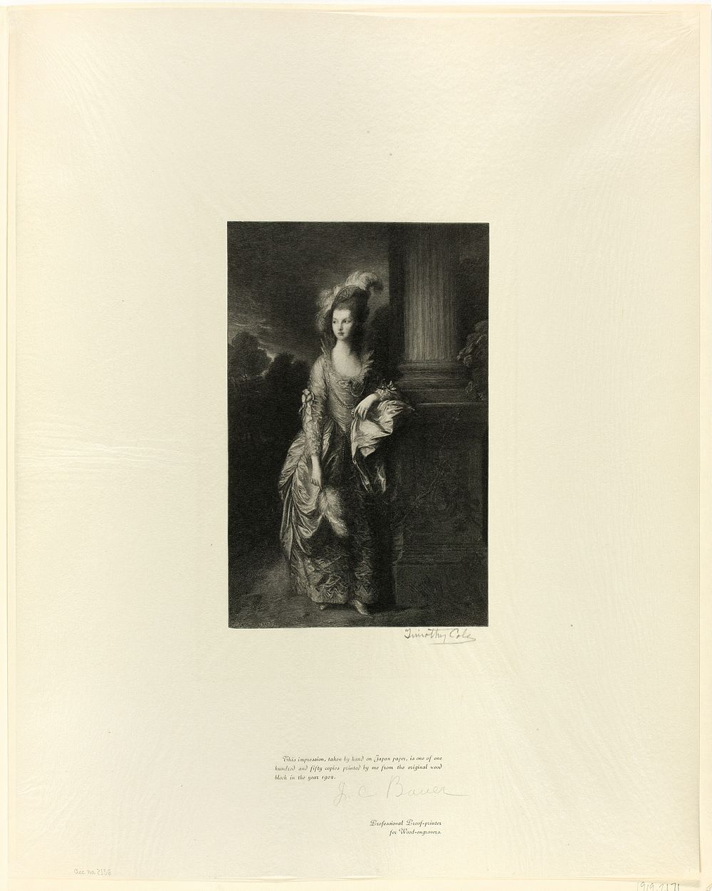 The Honorable Mrs. Graham, from Old English Masters by Timothy Cole