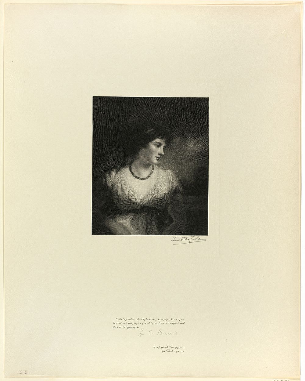 Countess of Oxford, from Old English Masters by Timothy Cole