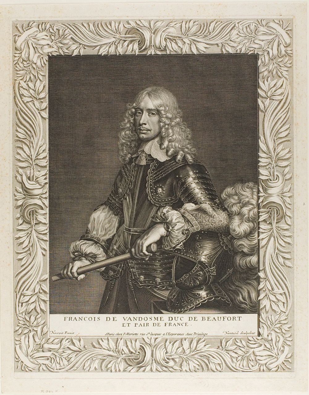 François de Vendôme, Duc de Beaufort by Robert Nanteuil