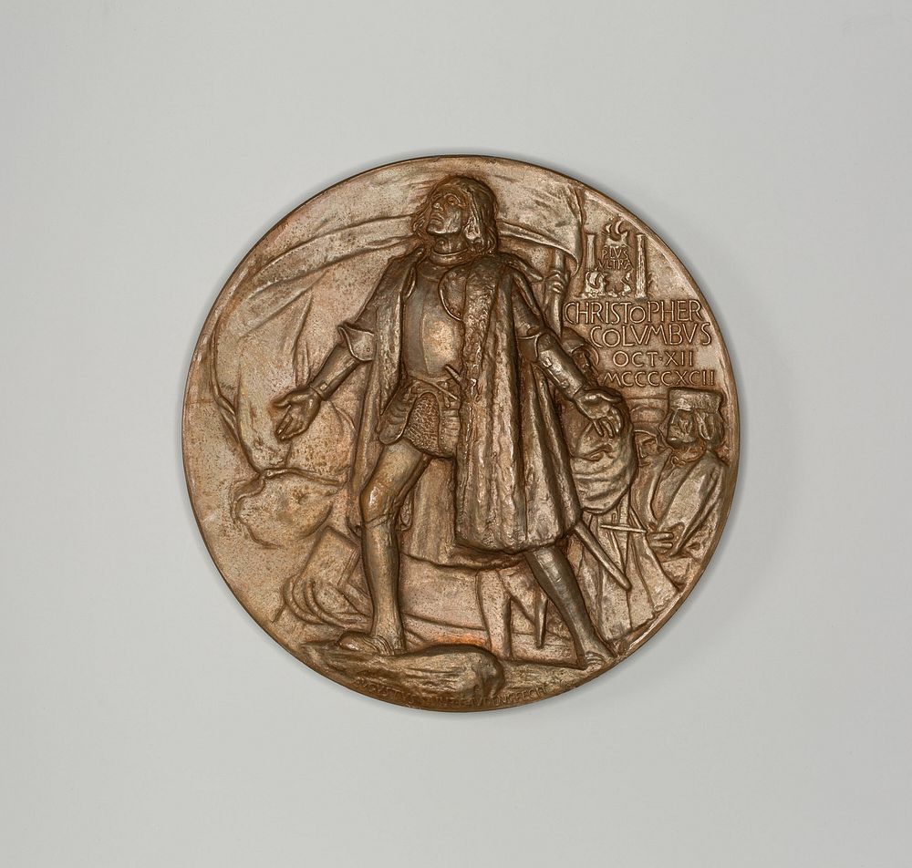 World's Columbian Exposition Commemorative Medal by Augustus Saint-Gaudens