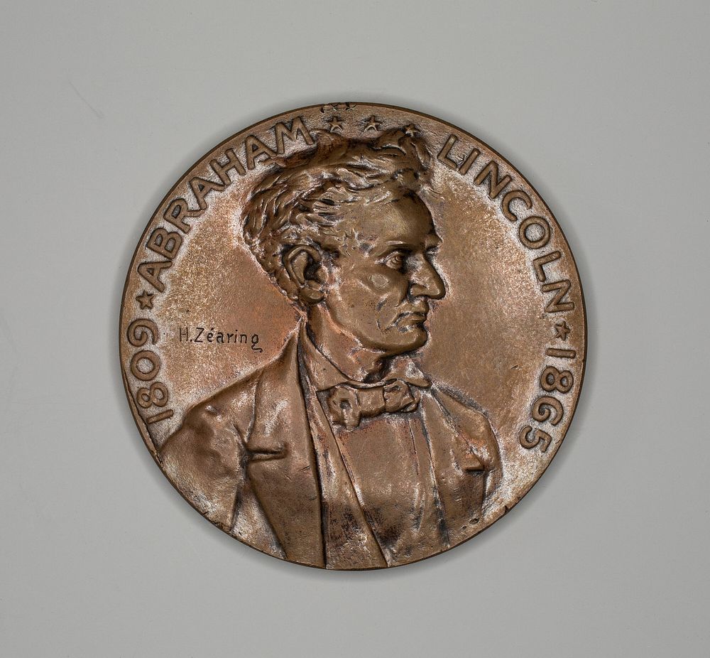 Three Medals Depicting Lincoln by Artist unknown
