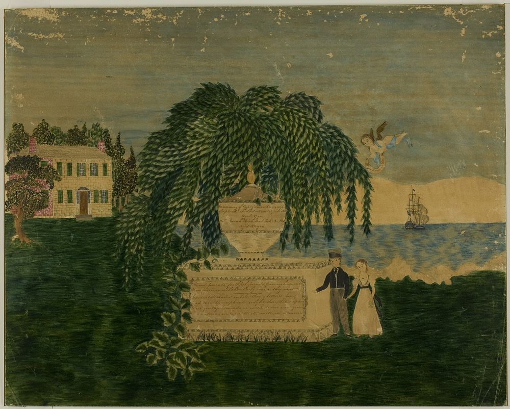 Grave of Captain and Mrs. Rich by Unknown artist