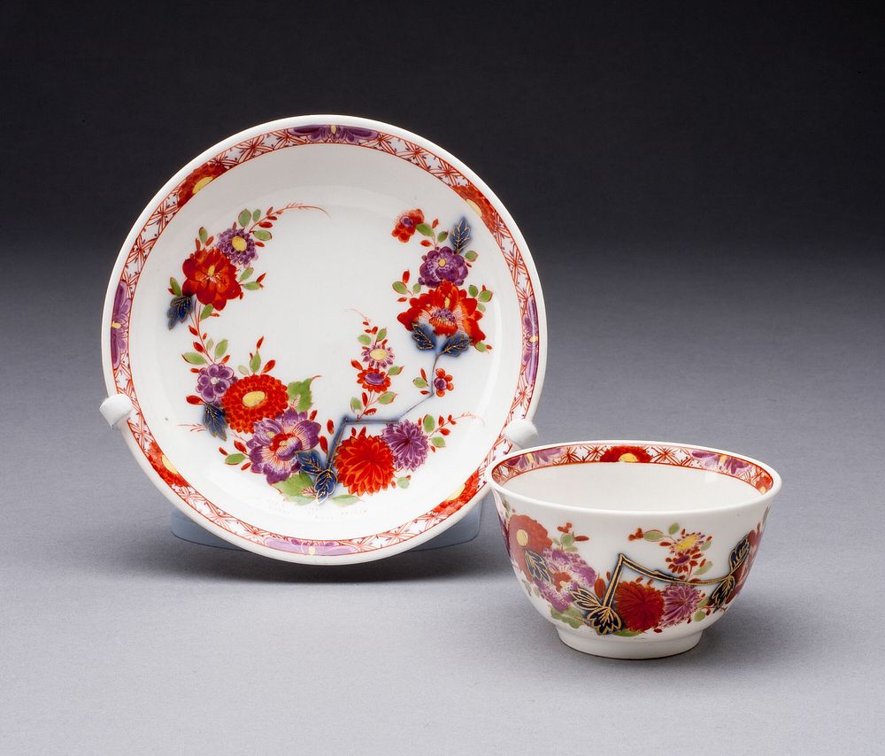 Tea Bowl and Saucer by Meissen Porcelain Manufactory (Manufacturer)